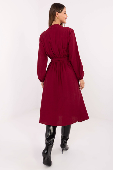 Bordó šaty 2