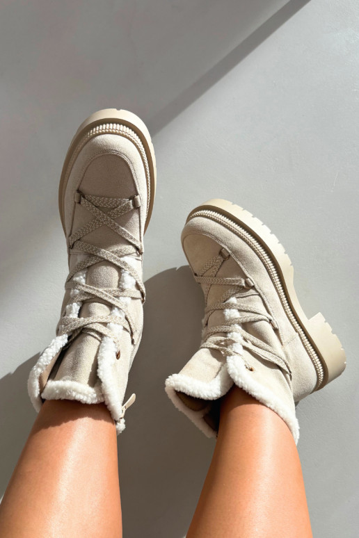 Sněhule  se zateplením béžové Irmara