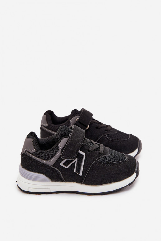 tenisky Tenisky Dětské se samolepicími uzávěry Černé Galisse