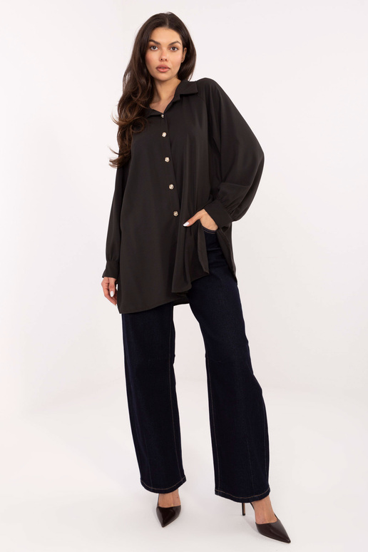 Košile IT tmavě hnědá