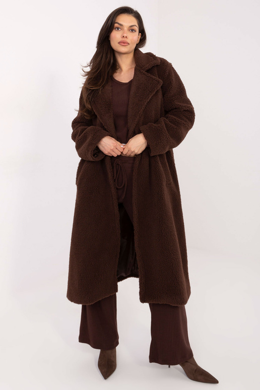 Kabát tmavě hnědý