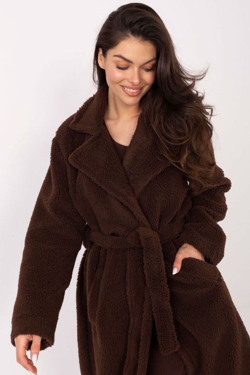 Kabát tmavě hnědý