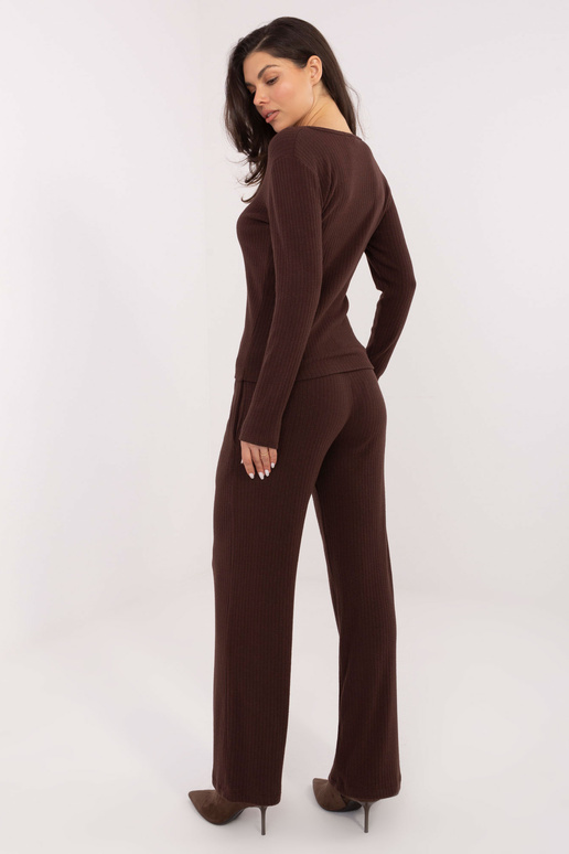 Kalhoty tmavě hnědé