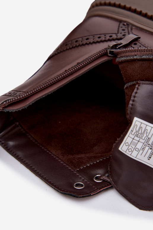 Dřeváky  Lee Cooper LCJ-25-33-3960 hnědá