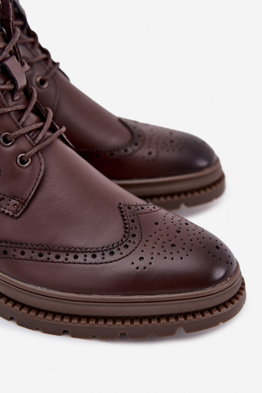 Dřeváky  Lee Cooper LCJ-25-33-3960 hnědá