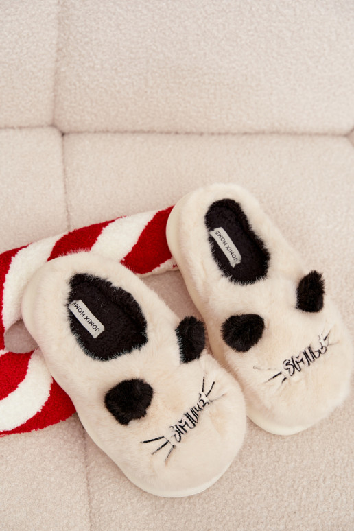  Pantofle  Smile béžové Lexira