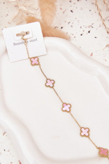 Náramek  Stal Nierdzewna zlaté-růžová 2