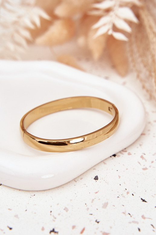 Náramek z nerezové oceli zlaté barvy