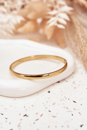 Gładka Náramek z nerezové oceli zlaté barvy 2