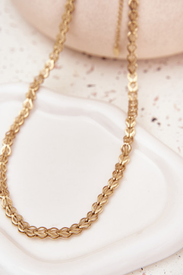 šperky na krk z nerezové oceli zlaté barvy