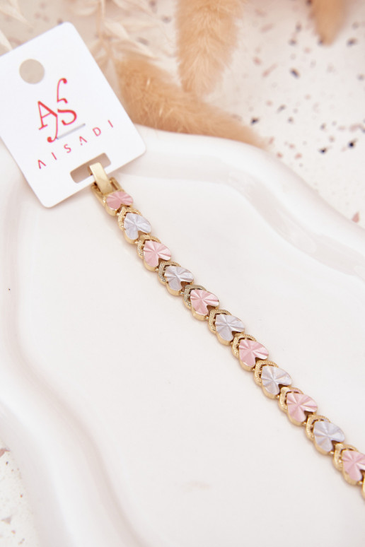 Náramek  Z Kolorowymi mi Stal Chirurgiczna zlaté barvy