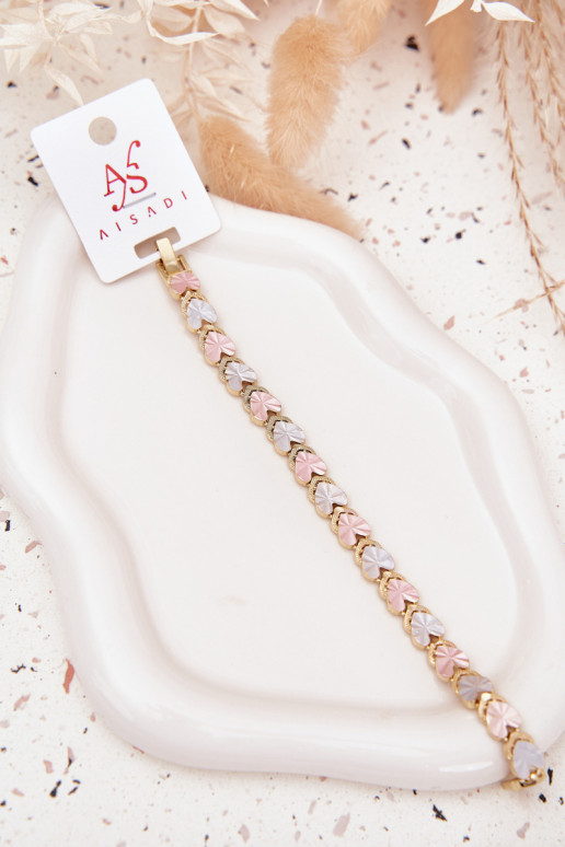 Náramek  Z Kolorowymi mi Stal Chirurgiczna zlaté barvy