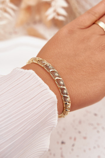  Náramek  z nerezové oceli zlaté barvy