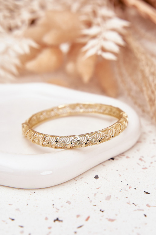  Náramek  z nerezové oceli zlaté barvy