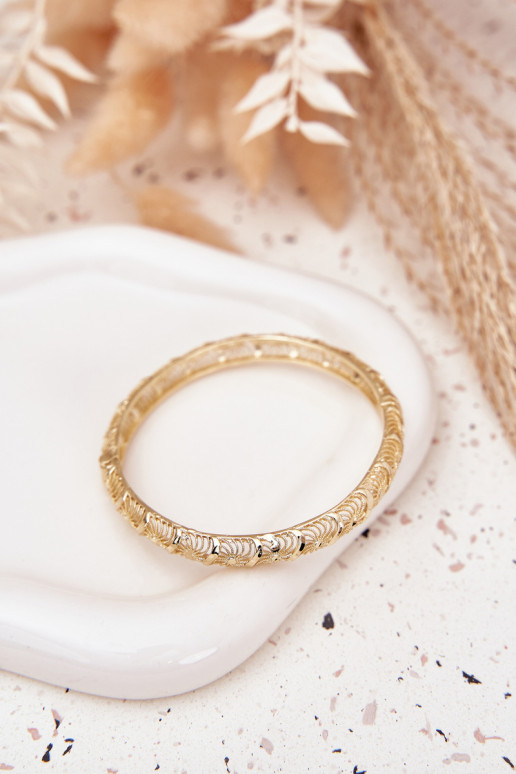  Náramek  z nerezové oceli zlaté barvy