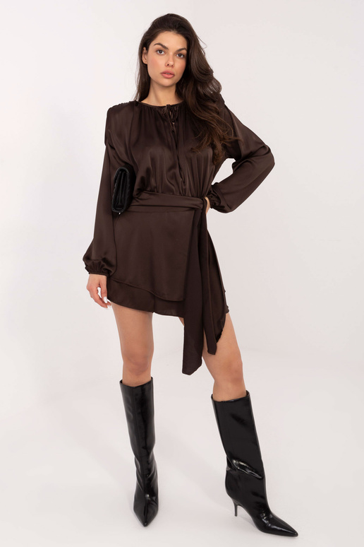 Kombinéza tmavě hnědá