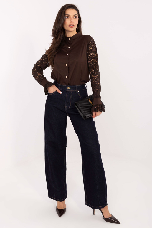 Košile tmavě hnědá