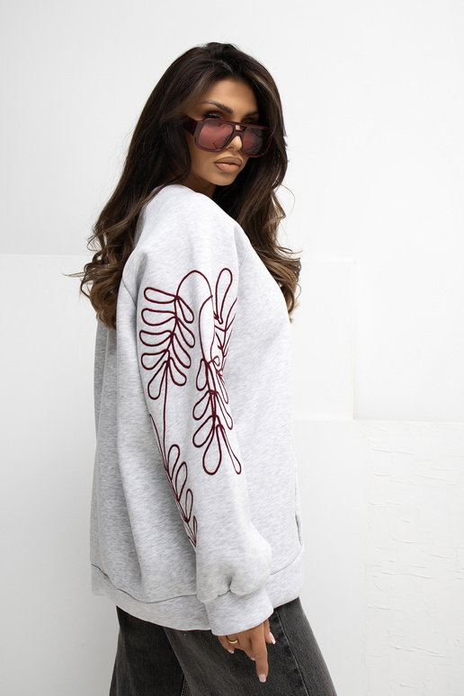 Modro-šedý svetr RV