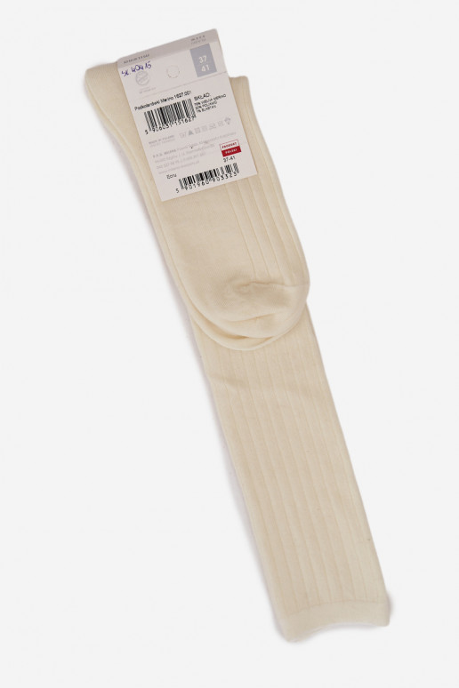Podkolanówki Z Wełny MERINO slonová kost