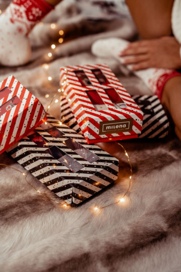  Świąteczny Skarpety 3 Pudełku