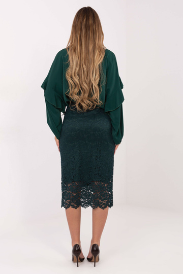 Tmavě zelená sukně 2