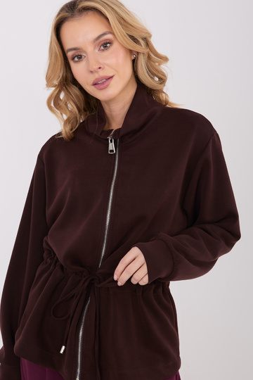 Mikina MJ tmavě hnědá