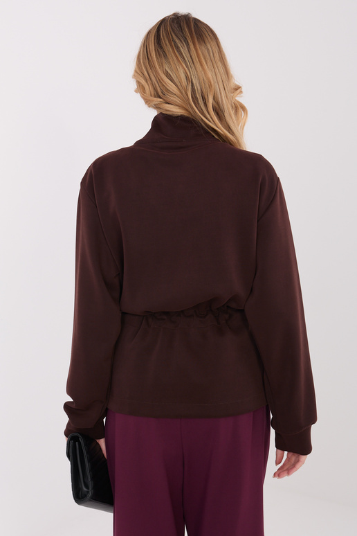 Mikina MJ tmavě hnědá