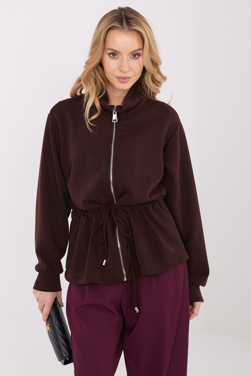 Mikina MJ tmavě hnědá