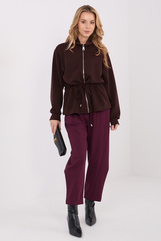 Mikina MJ tmavě hnědá