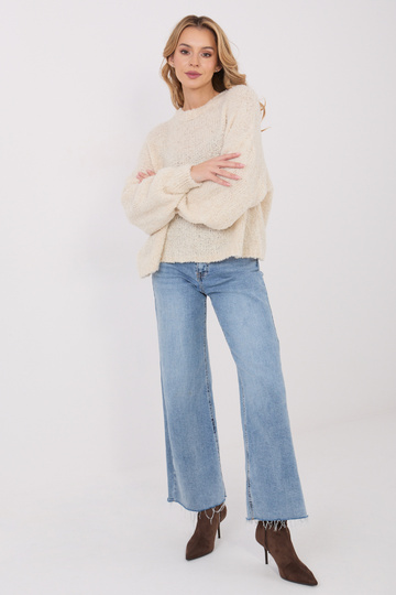 Svetr světle pískový 2