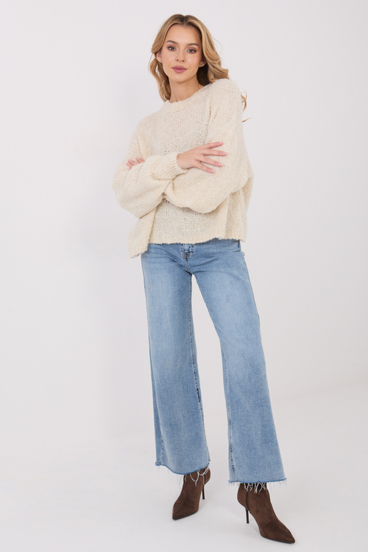 Svetr světle pískový