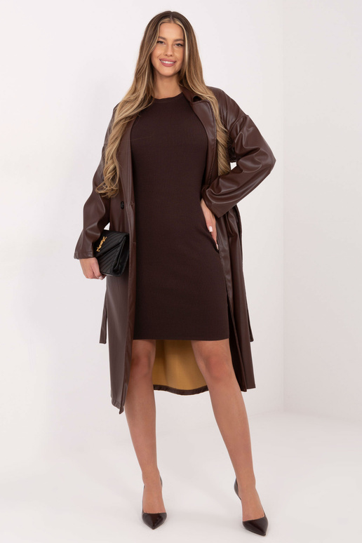 Šaty tmavě hnědé