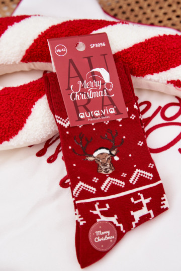 Skarpety  Vánoce  červené