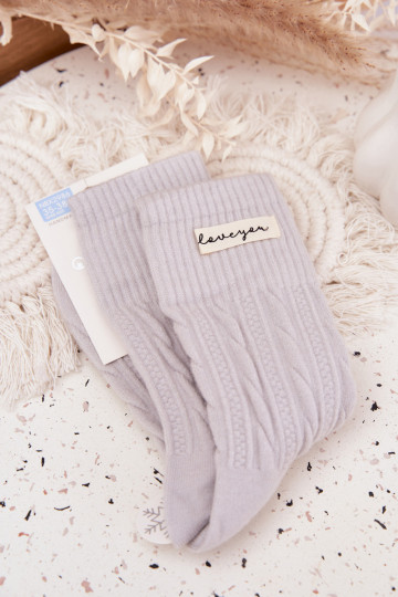 teplý Ponožky   šedá 2