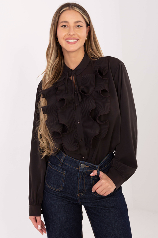 Košile tmavě hnědá