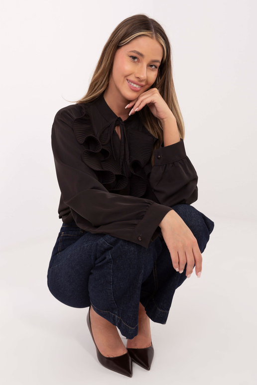 Košile tmavě hnědá