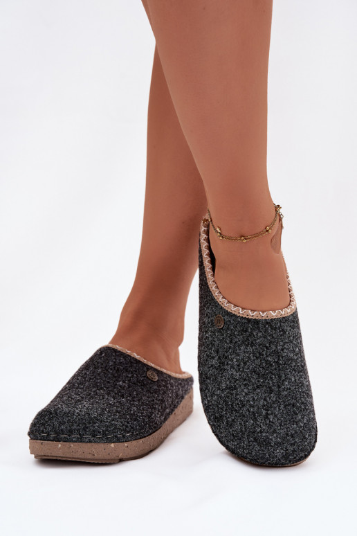 boty domácí Pantofle  Inblu ED000031 šedá