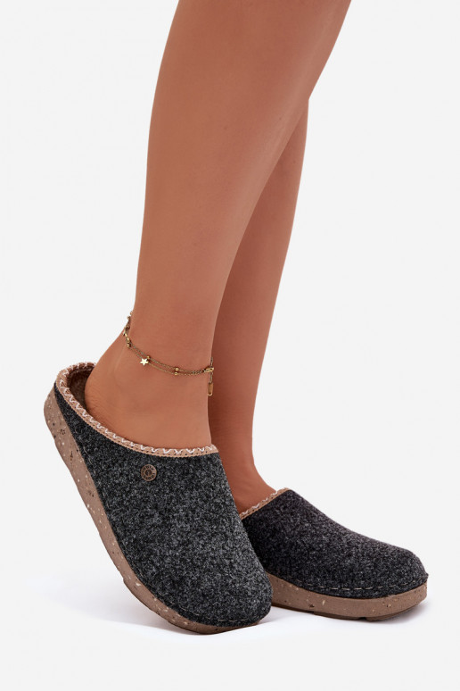 boty domácí Pantofle  Inblu ED000031 šedá