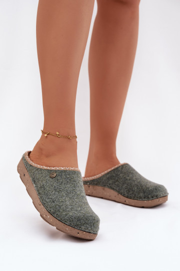 boty domácí Pantofle  Inblu ED000031 zelené 2