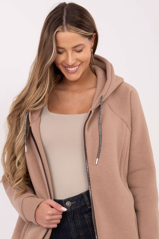 Tmavě písková bunda