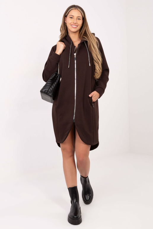 Tmavě hnědá halenka RV