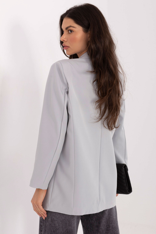 Světlé šedé sako