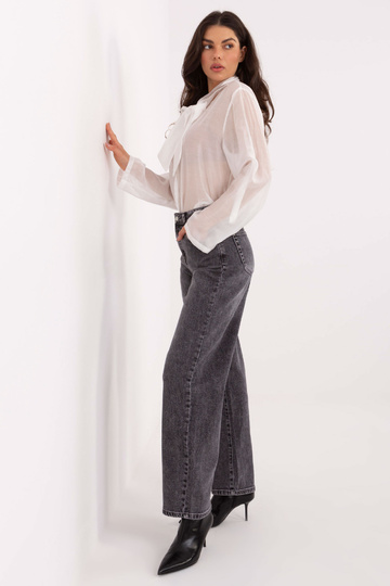 Tmavě šedé džíny