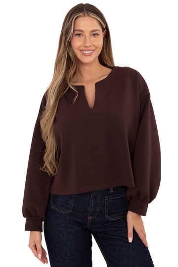 Tmavě hnědá bundička 2