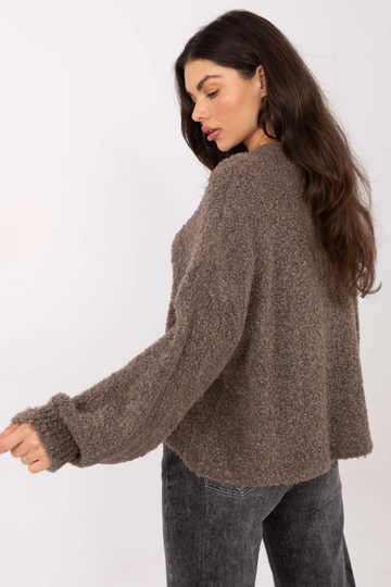 Tmavě pískový svetr