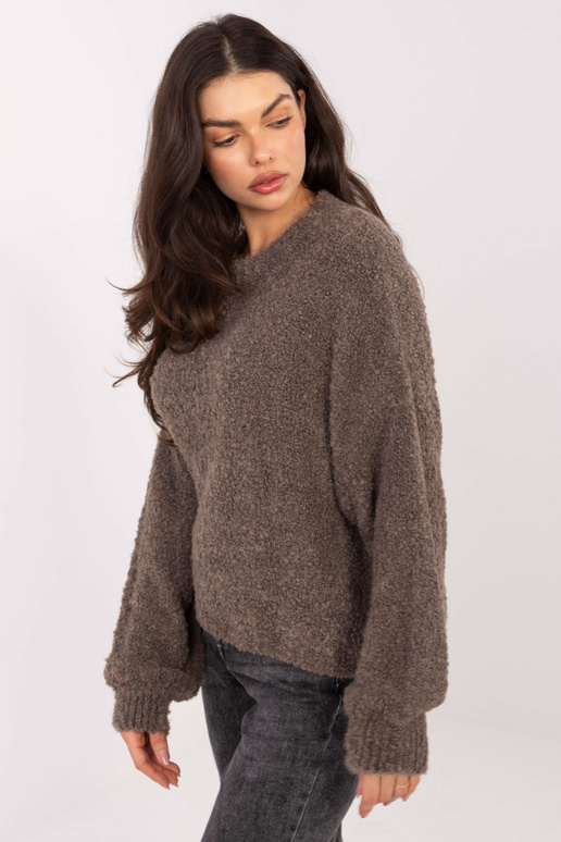 Tmavě pískový svetr