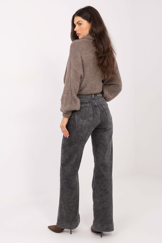 Tmavě šedé džíny