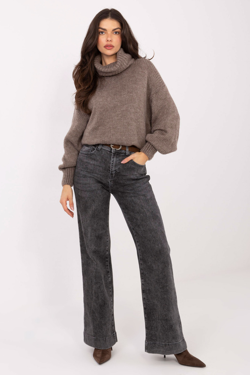 Tmavě šedé džíny