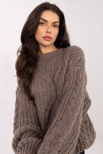 Svetr tmavě béžový