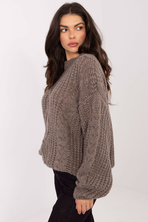 Svetr tmavě béžový